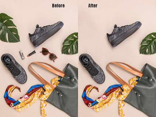 Удалить объекты на изображении