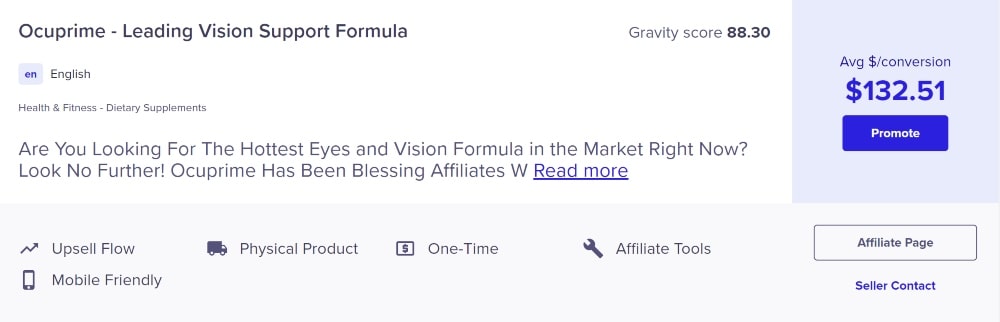 produto ocuprime ClickBank