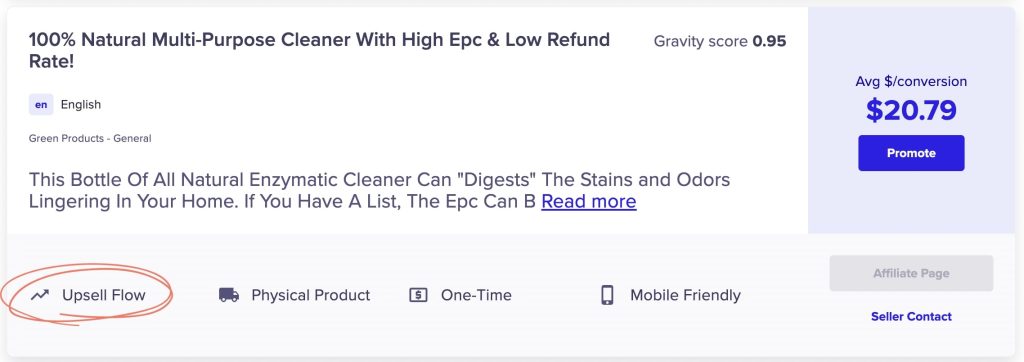 Produto ClickBank com upsells