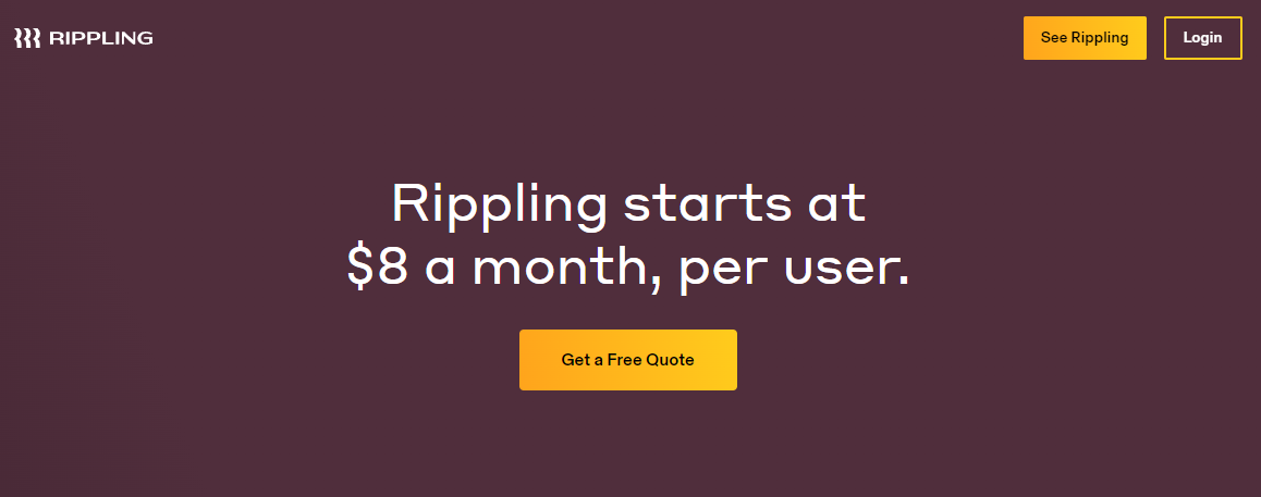 Rippling Gehaltsabrechnungspreise