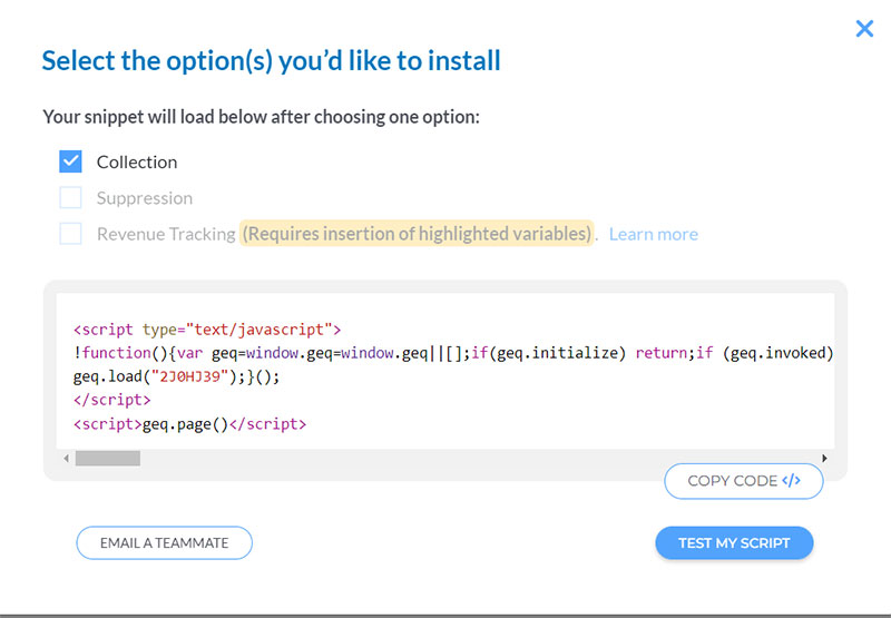 Скрипт сбора