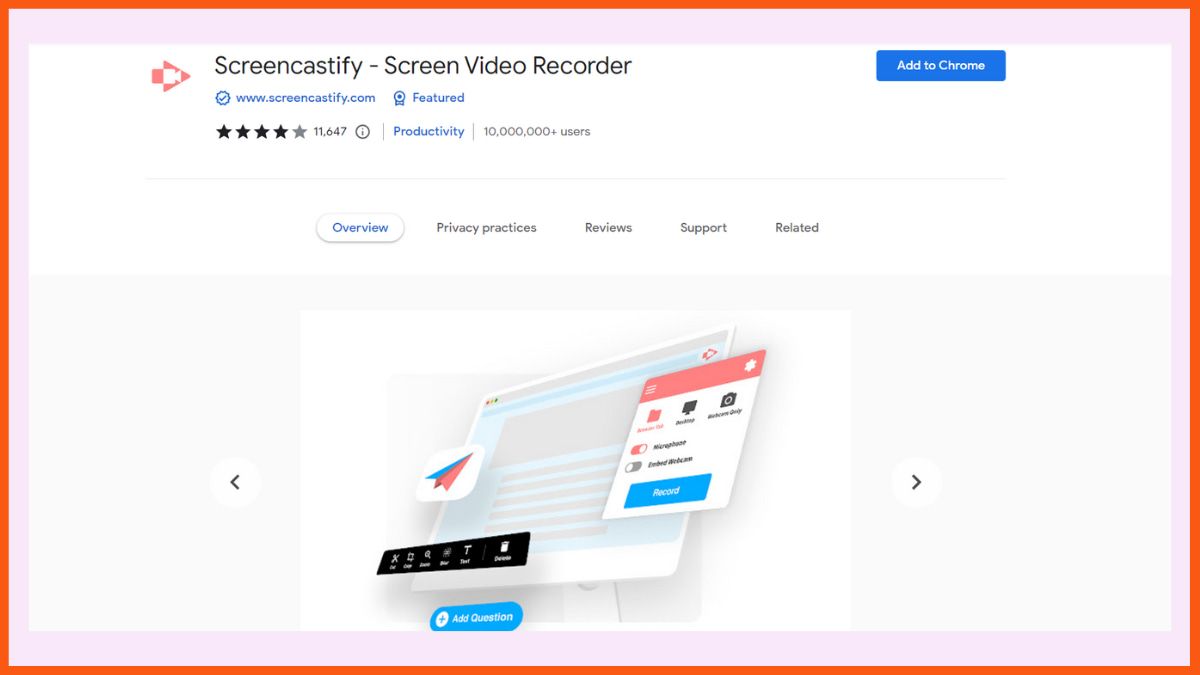 Screencastify - Ekstensi Chrome Perekaman Layar Terbaik