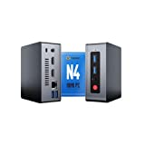 TRIGKEY N4 Mini-PC mit Intel Celeron J4125-Prozessor (bis zu 2,7 GHz) 8 G DDR4 128 G M.2 SATA3 SSD Micro-PC, unterstützt 2,4 G/5 G Dual Band WiFi/4K Dual HDMI/USB 3.0/Gigabit Ethernet/Wake On LAN