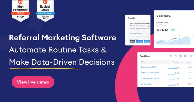 software de marketing de recomandare