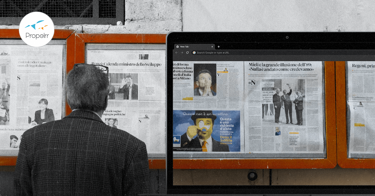 مشكلة مزدوجة: الجمع بين الإعلان التقليدي والإعلان الرقمي