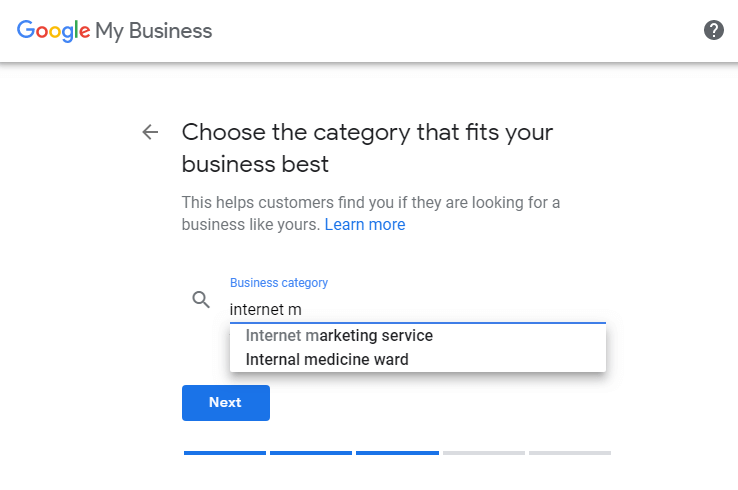 Cum să creez afaceri online pe Google My Business în 2022? 7 choose your category