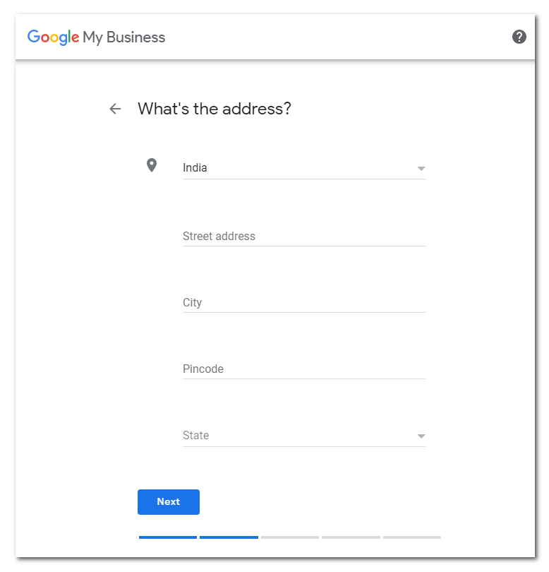 Cum să creez afaceri online pe Google My Business în 2022? 5 add your office address