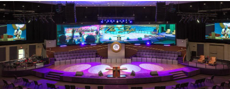 Gere cerimônias de igreja incríveis e impactantes com telas de LED
