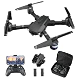 Drone dengan Kamera untuk Orang Dewasa - Drone FPV 1080P dengan Tas Jinjing, Quadcopter Jarak Jauh Dilengkapi dengan 2 baterai, One key Return/Emergency Stop, ATTOP Drones untuk Dewasa/Pemula, Hadiah Natal