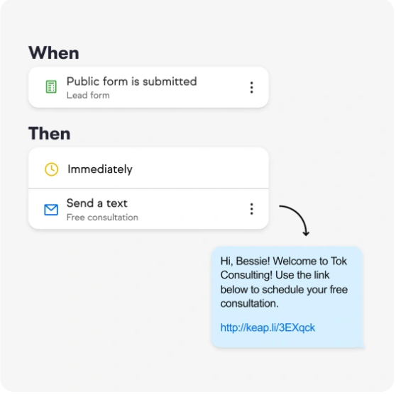 Marketing testuale su Keap