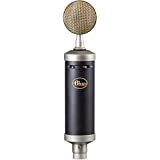 Blue Baby Bottle SL XLR Microfono a condensatore cardioide per registrazioni professionali, streaming, podcasting, giochi, con diaframma largo, supporto antiurto, interruttore Low Cut, suono vintage caldo, custodia protettiva - Nero