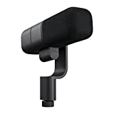Logitech Blue Sona Active Dynamic XLR Microfono Broadcast per Streaming e Creazione di Contenuti, Preamplificatore Attivo ClearAmp, Capsula a Doppio Diaframma, Shockmount Interno - Grafite