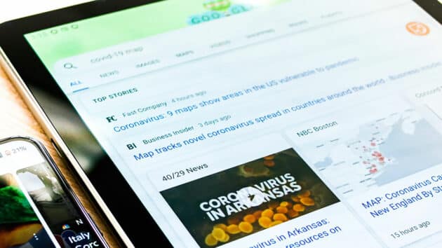 Google-Suchseite-SERP-Coronavirus-covid-19-news