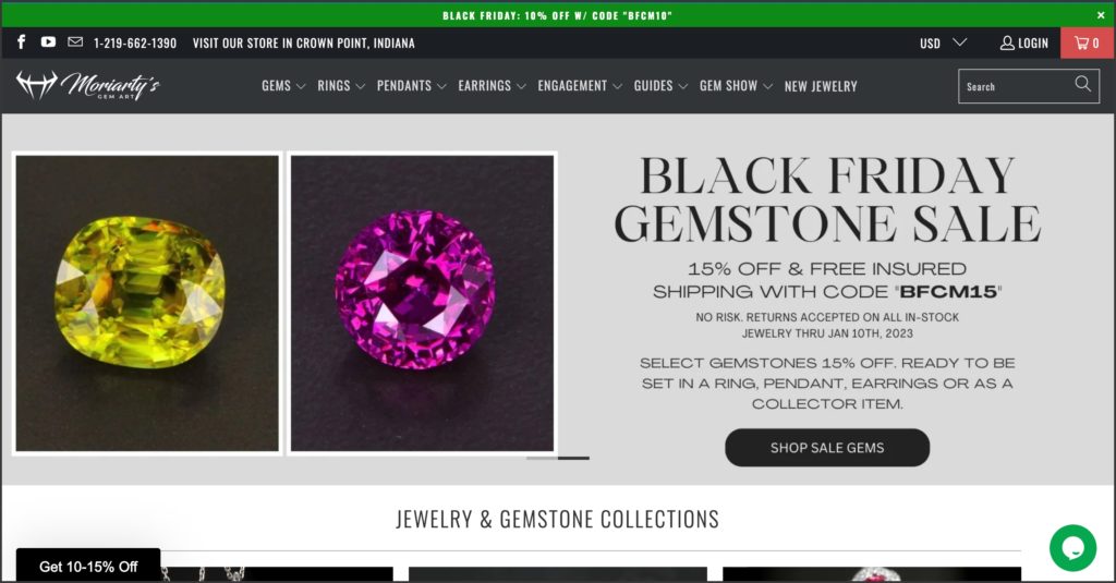 moriarty mücevher sanatı ana sayfası