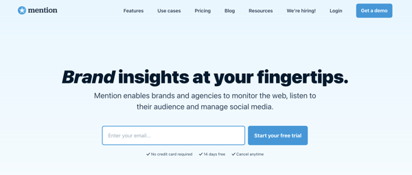 メンションホームページ