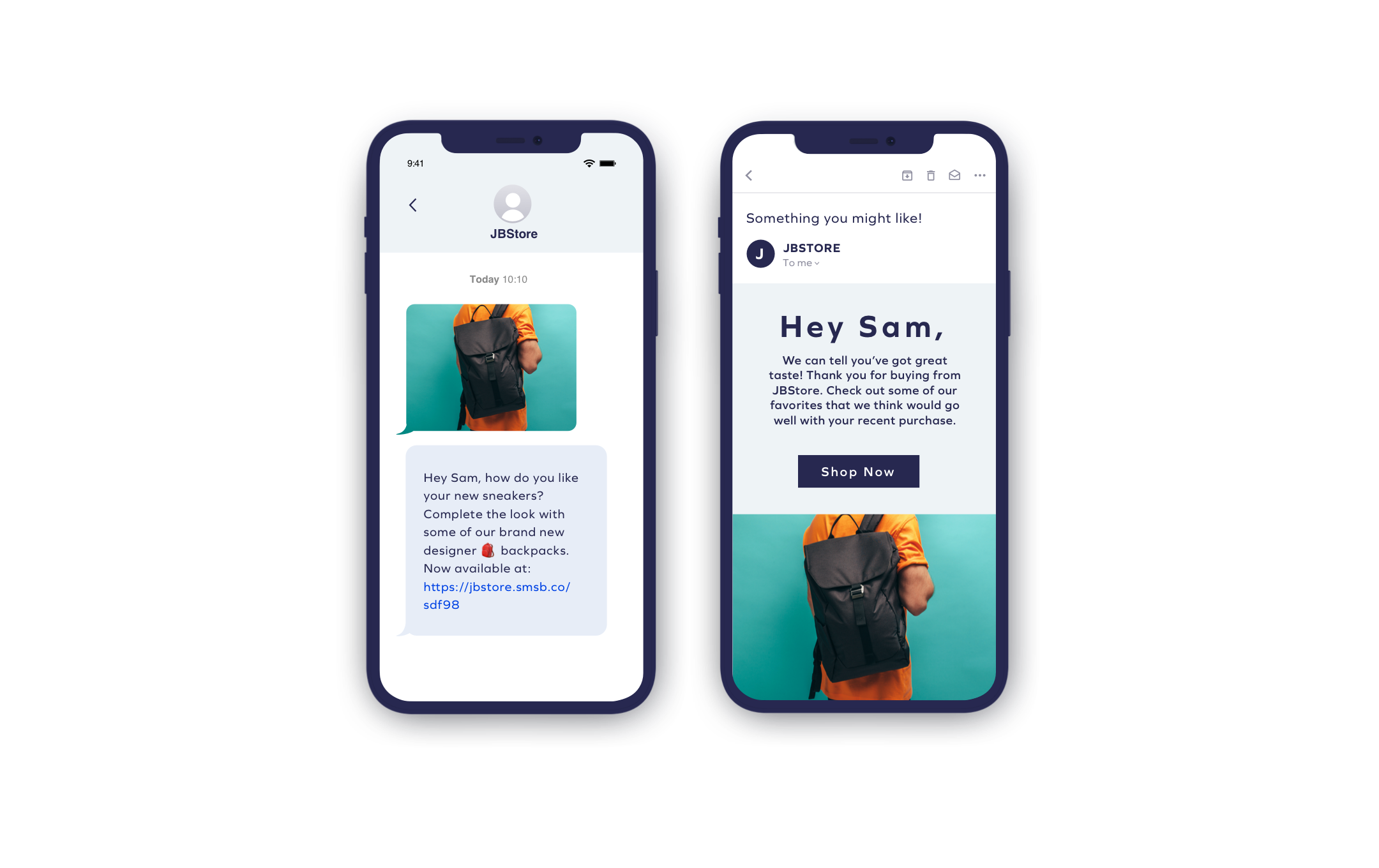 Plantilla de marketing por SMS