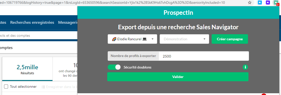 google chrome linkedin prospektieren