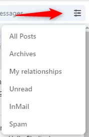 filtert verlinktes Messaging