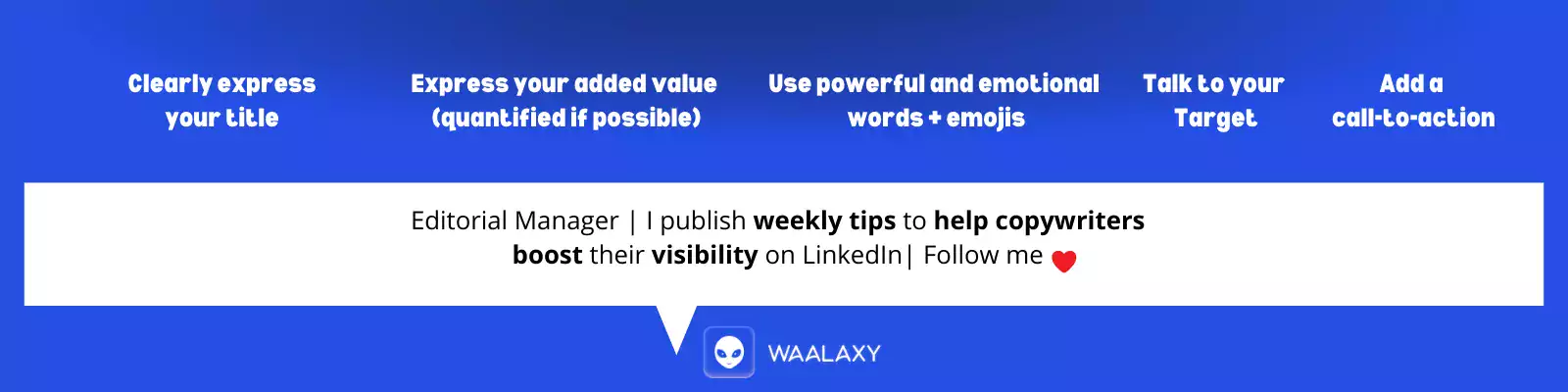 exemple de titre linkedin