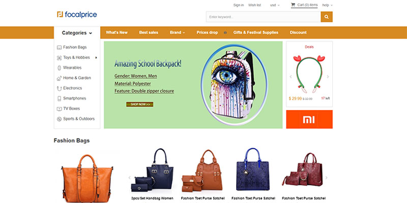 Домашняя страница Focal Price