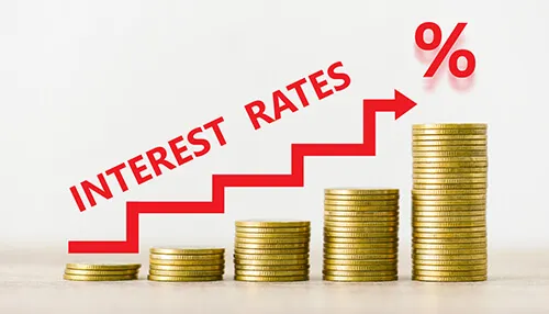 Comparison of the interest rates of different financial institutions