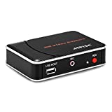 1080P HDMI ビデオ キャプチャ カード HD ゲーム レコーダー Xbox One/360/ PS4/ Wii U/Nintendo Switch と互換性があり、解説用のマイクをサポート、PC は不要