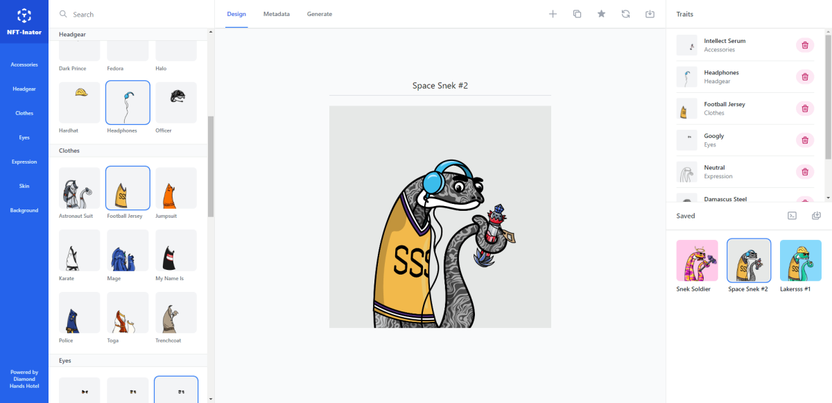 Demonstração da Space Sneks Society