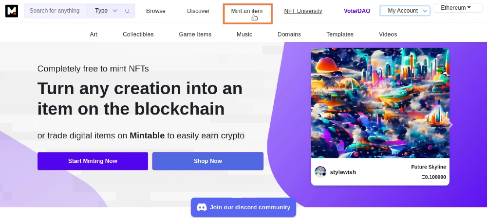 монетный двор nft