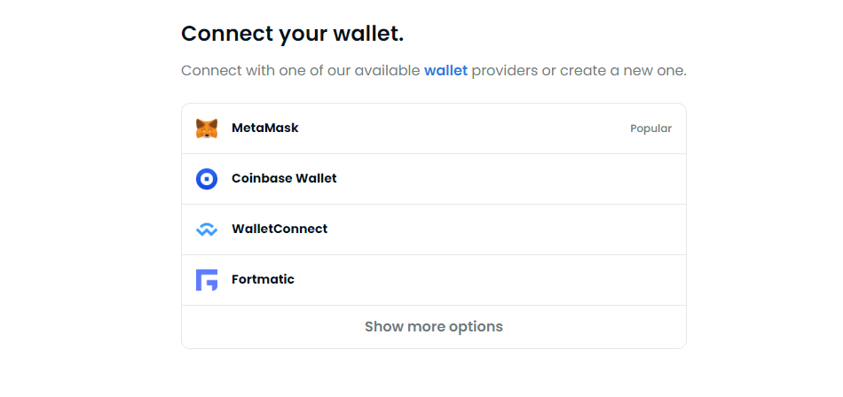 opensea podłącz swój portfel