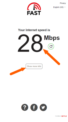 انتقل إلى موقع Fast.com للحصول على أفضل مواقع اختبار سرعة الإنترنت