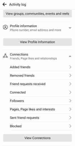 Kontakte besuchen, um Freunde ohne Freunde zu finden, die mich auf Facebook entfreundet haben