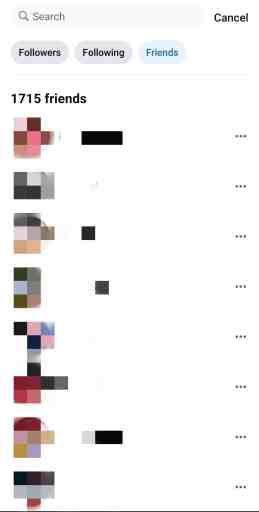 Überprüfen Sie Ihre Facebook-Freundesliste, um nach jemandem zu suchen, der mich auf Facebook entfreundet hat