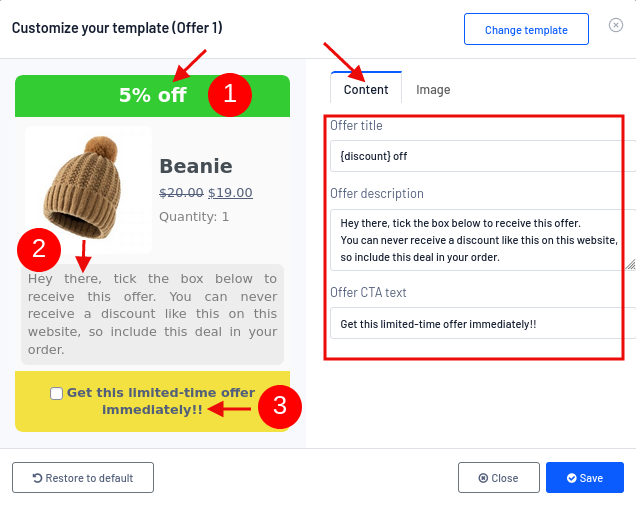 personalização de modelos