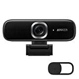 Anker PowerConf C300 Smart Full HD كاميرا ويب ، تأطير مدعوم بالذكاء الاصطناعي وضبط تلقائي للصورة ، كاميرا ويب بدقة 1080 بكسل مع ميكروفونات لإلغاء الضوضاء ، FoV قابل للتعديل ، HDR ، 60 إطارًا في الثانية ، تصحيح الإضاءة المنخفضة ، معتمد من التكبير