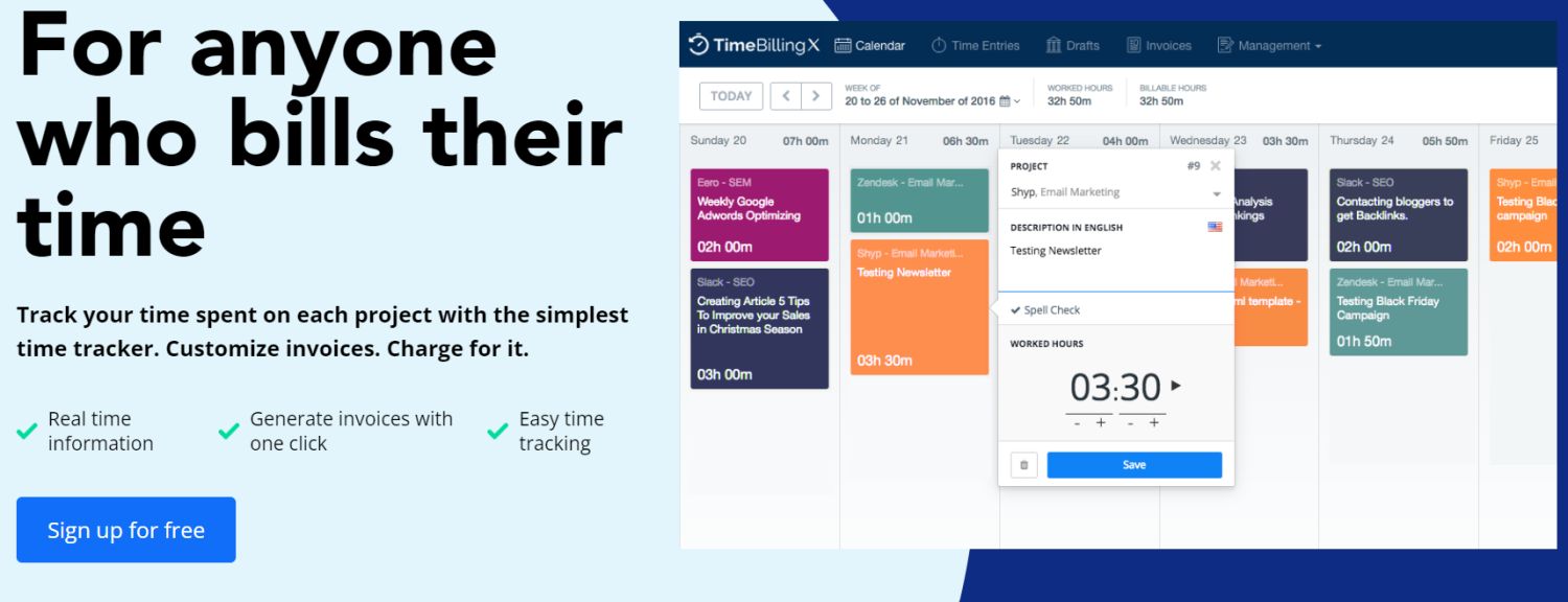 時間請求アプリ