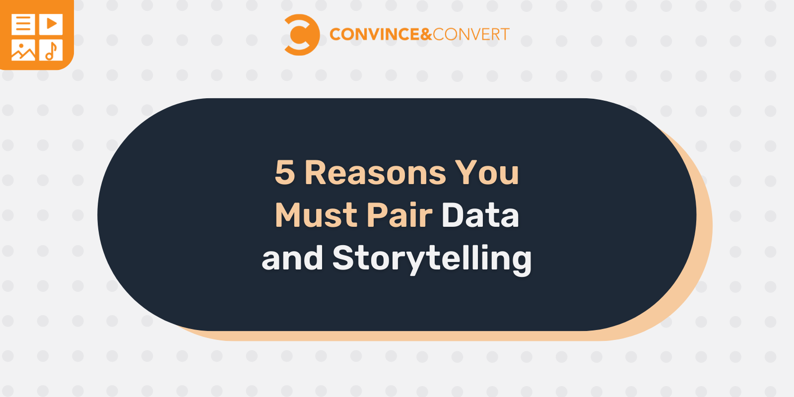 5 motivi per cui devi abbinare dati e storytelling