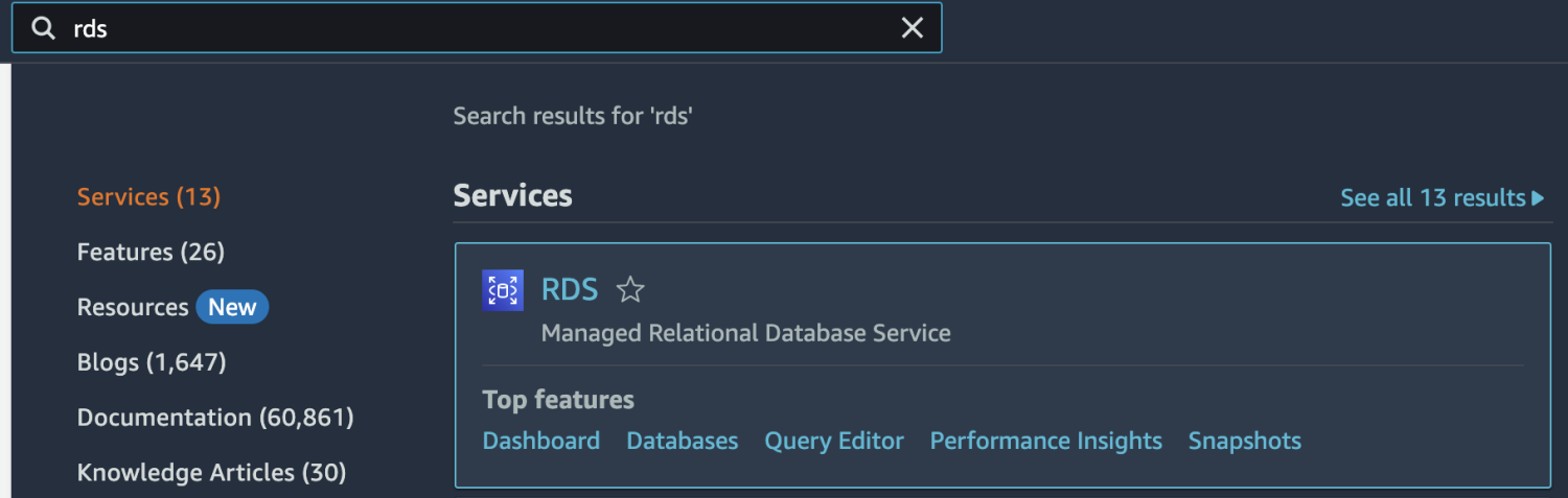 amazon rds