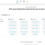 ミーティングブッカー-ギフト-キャンペーン-アリス Meeting Scheduler Experience