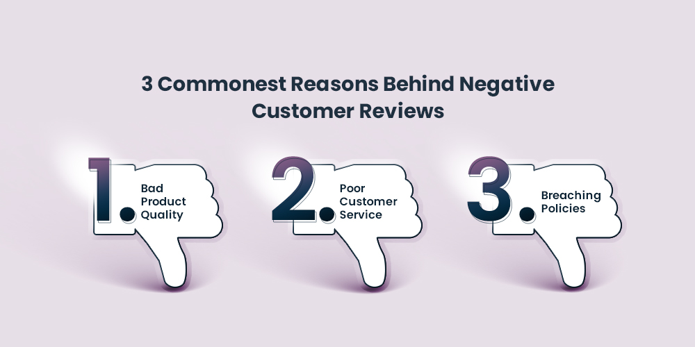 Penyebab ulasan negatif Causes of negative reviews