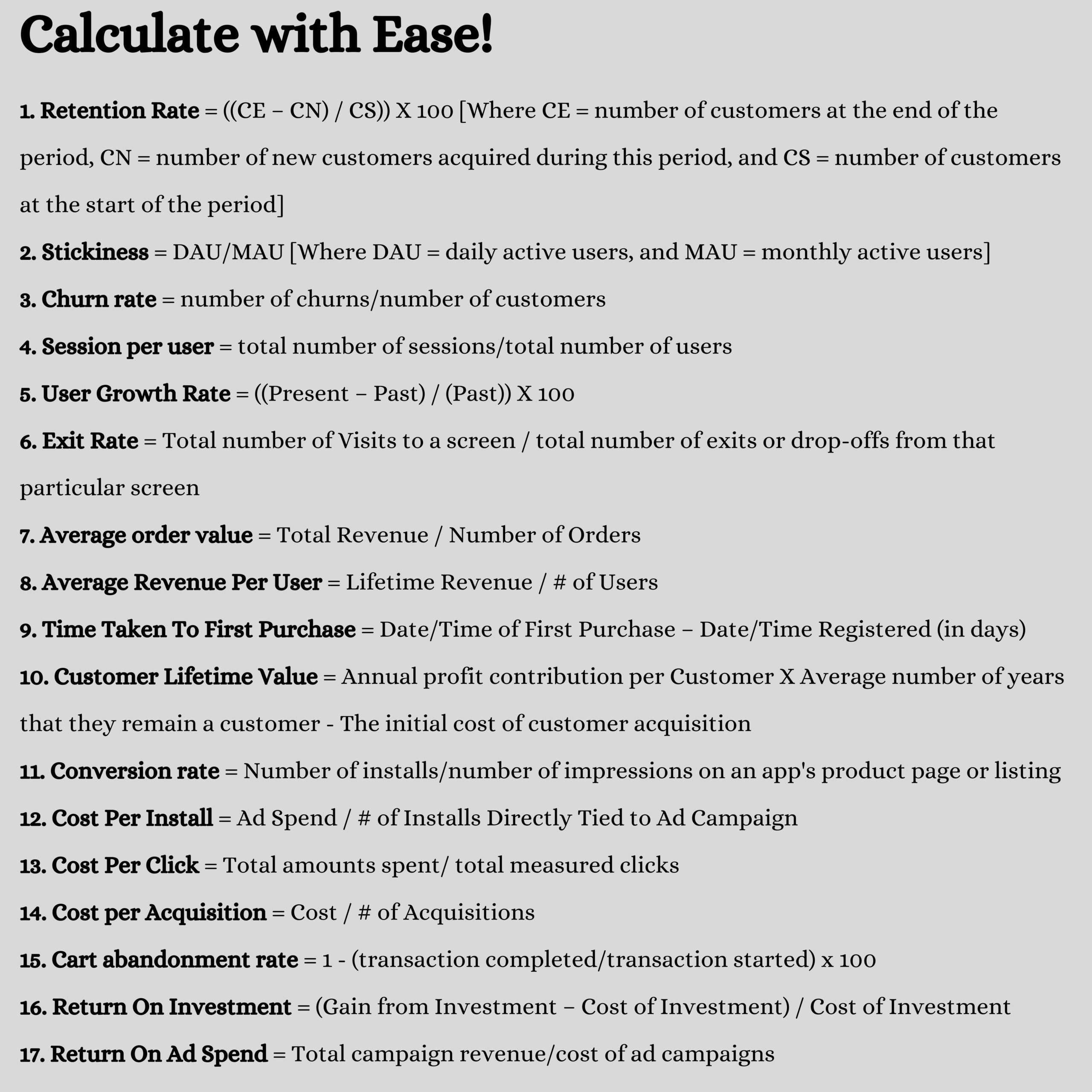 So berechnen Sie die wichtigsten Mobile App KPIs