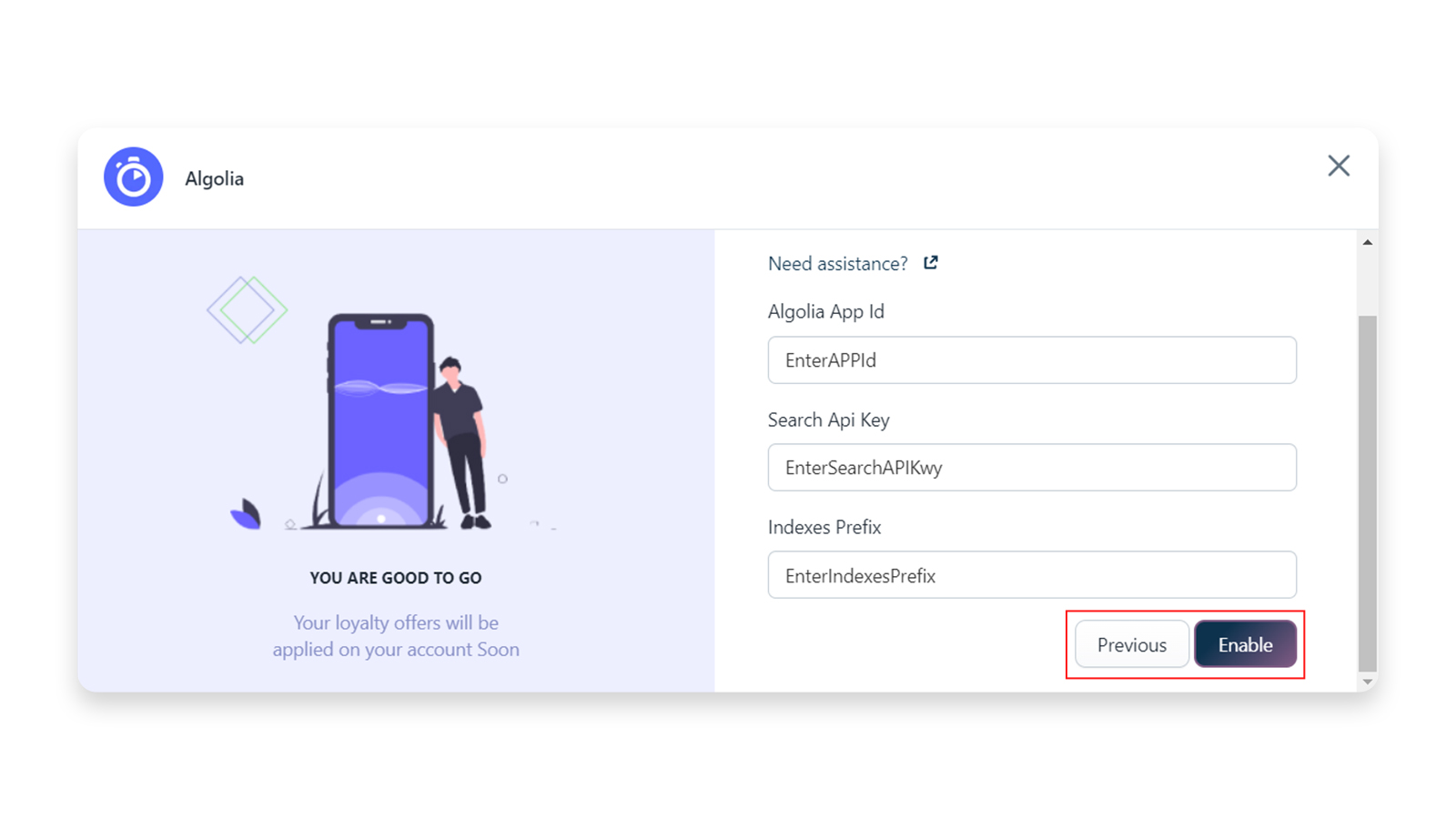 Алголия следующий