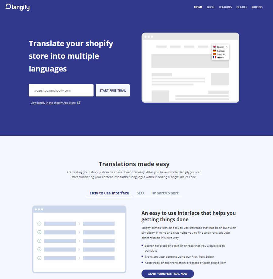 言語化する must-have Shopify apps langify