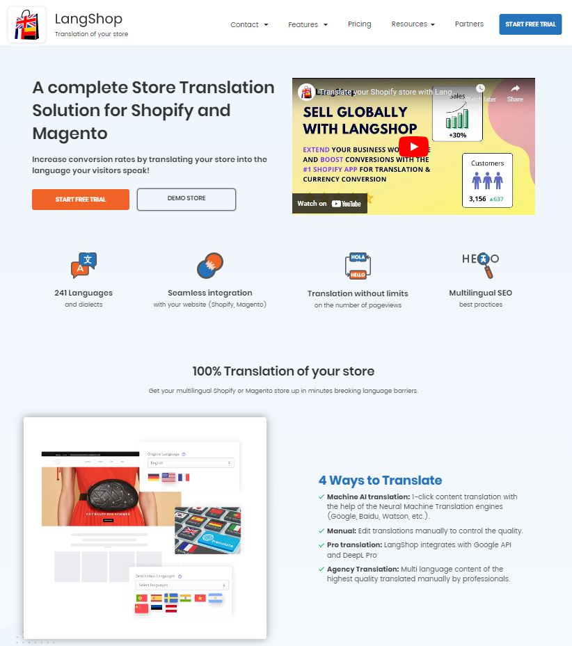 ラングショップ must-have Shopify apps langshop
