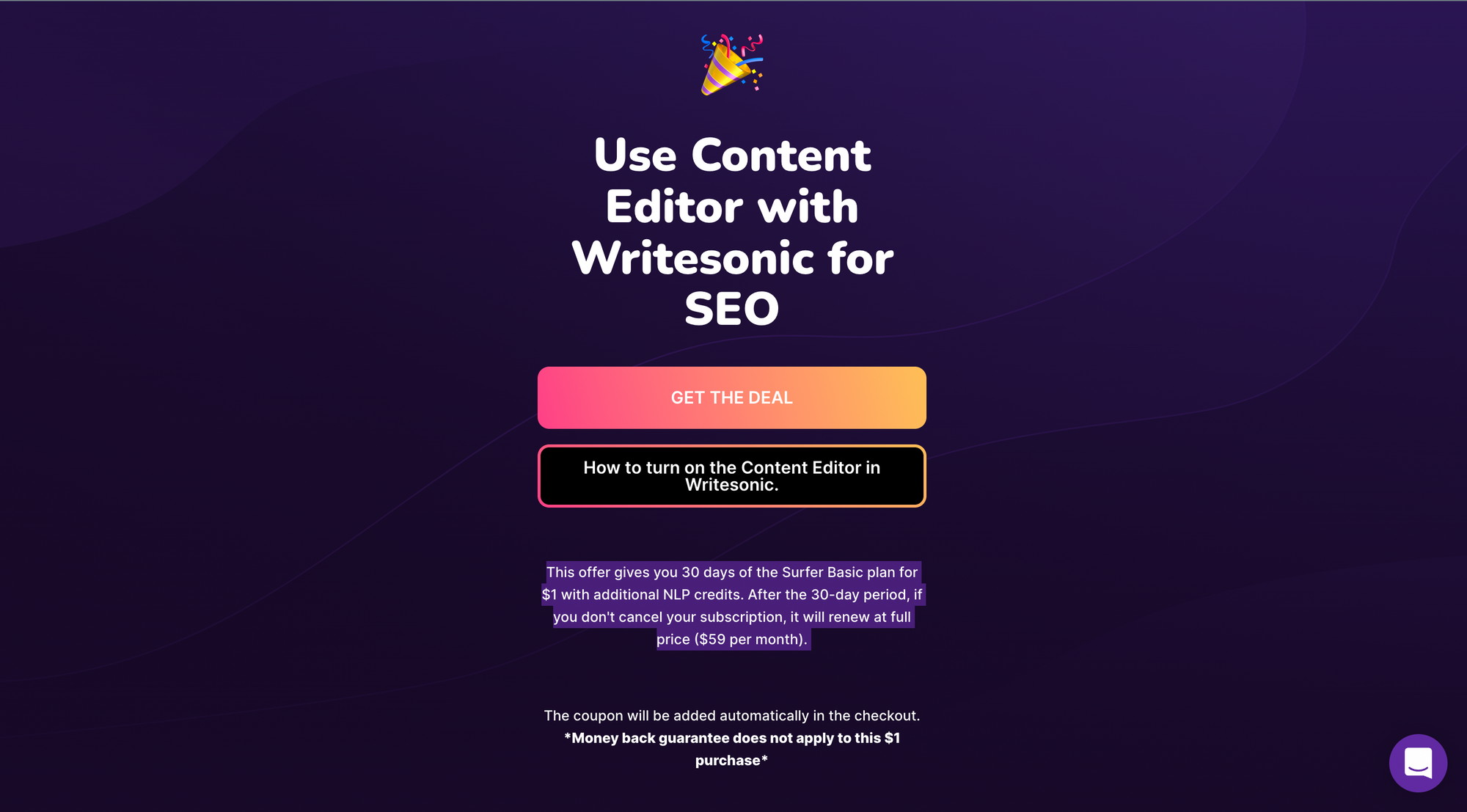 Jak zintegrować surfera z Writesonic - Krok 5 - Napisz treść zoptymalizowaną pod kątem SEO