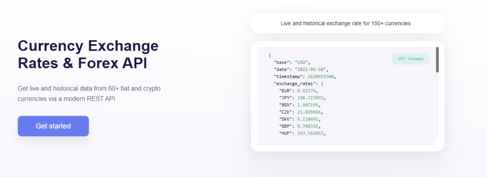 API pertukaran mata uang abstrak
