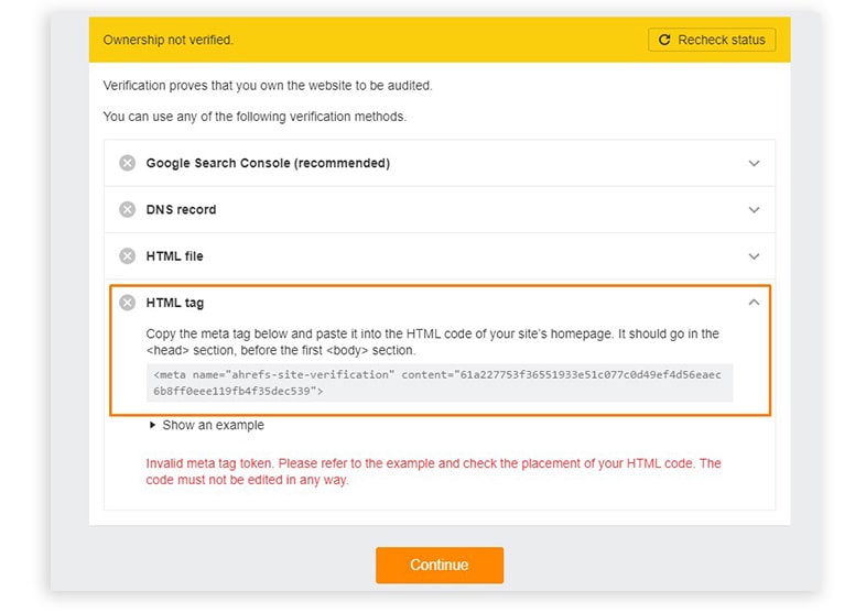 AWT 验证 HTML 标记