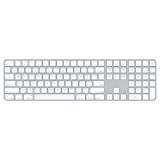 Apple Magic Keyboard พร้อม Touch ID และปุ่มตัวเลขสำหรับคอมพิวเตอร์ Mac ที่มี Apple Silicon (ไร้สาย ชาร์จซ้ำได้) - อังกฤษแบบสหรัฐอเมริกา - คีย์สีขาว