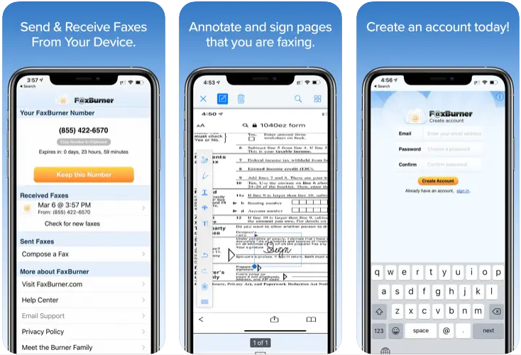 aplicativo de fax gravador de fax para iphone