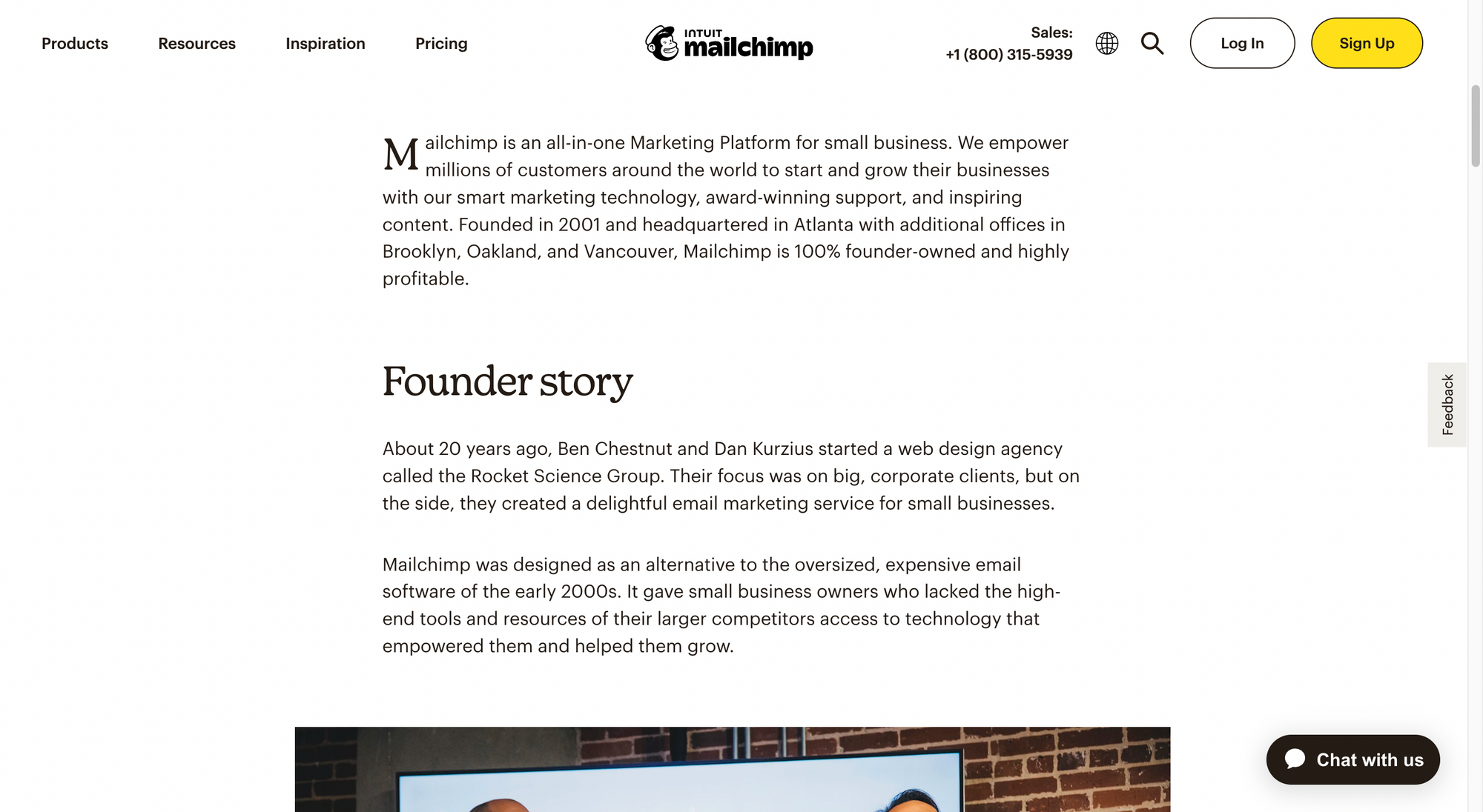 会社の略歴の例