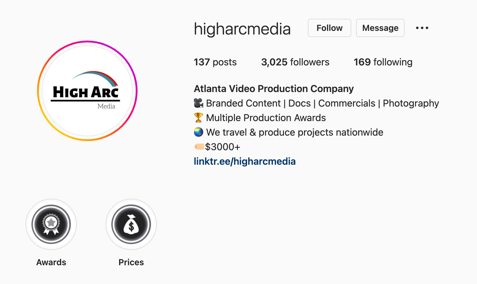 会社の略歴の例